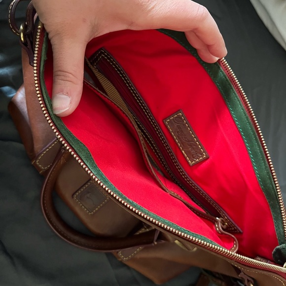 Dooney & Bourke Bristol satchel in chestnut color - Picture 4 of 13